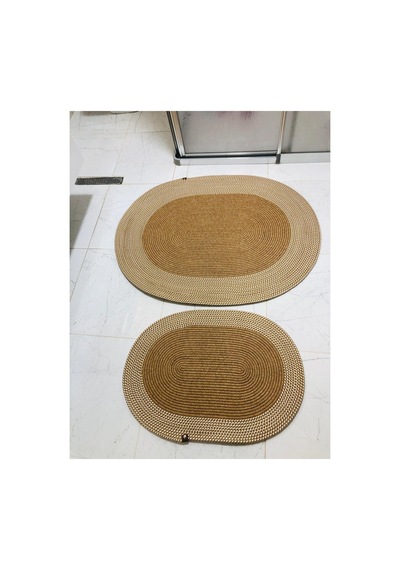 Jüt,hasır,2 Li,banyo Paspas Takımı,bohem Tarzı Banyo Takımı,iskandinav Paspas/sepet Belirtilmemiş Belirtilmemiş