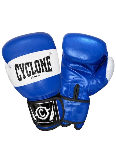 Cyclone Tiger Orijinal Deri Boks Ve Kick Boks Eldiveni Mavi