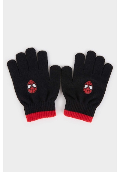 Defacto Erkek Çocuk Marvel Spiderman Triko Eldiven X9305a625wnbk32 Siyah