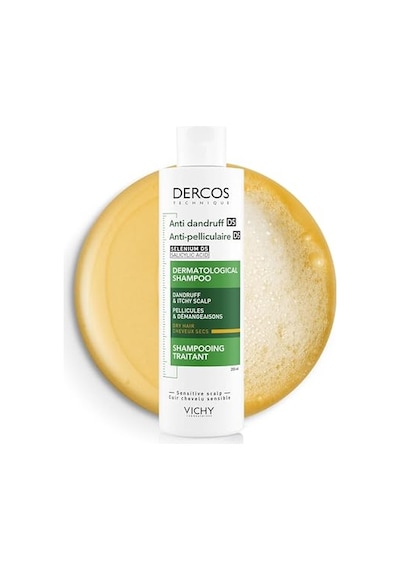 Dercos Anti Dandruff Kuru Saçlar İçin Kepek Karşıtı Şampuan 200 Ml Salisilik Asit Ve Selenyum Sülfür, Kaşıntıyı Yatıştırır, Besler, Dermatolojik