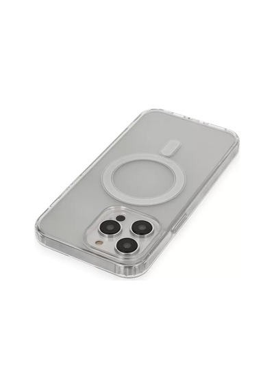 Newface Apple İphone 13 Pro Max Kılıf Matte Şeffaf Magneticsafe - Şeffaf