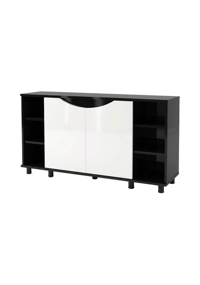 Kanki Pet Flex 150x50x69 Cm Akvaryum Sehpası Siyah Beyaz Flex 15050-syh01
