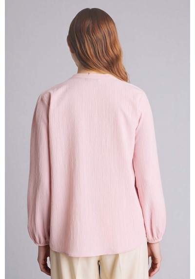 Defacto Gofre Dokulu Bluz H0491ax26sppn74 Pembe-pn74
