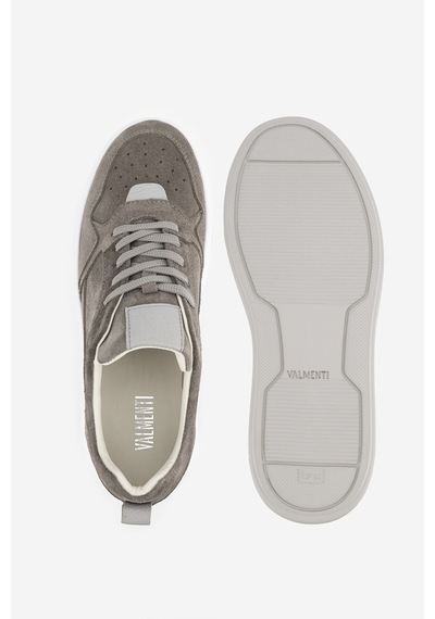 Valmenti Erkek Hakiki Deri Toprak Süet Sneakers & Spor Ayakkabı 1212 2507 Erk Ayk Y26 Toprak Suet Vizon
