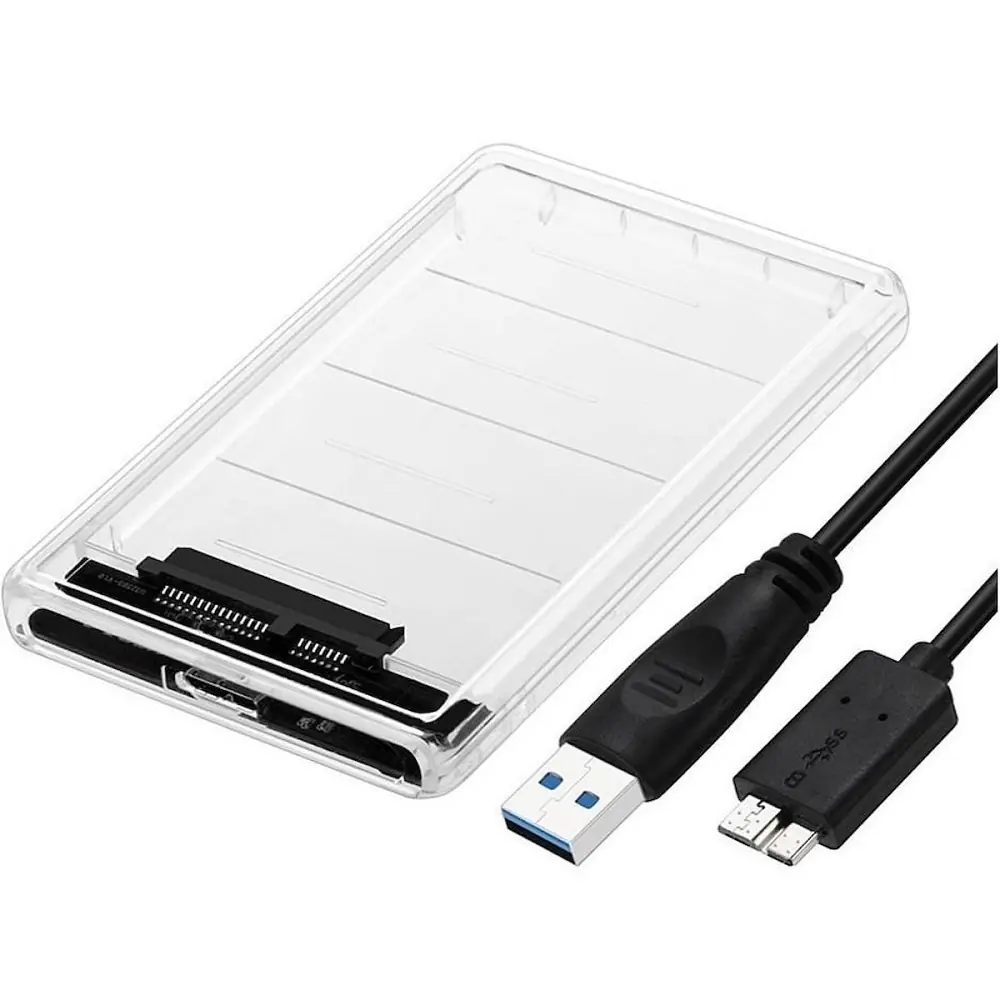 Netojen Nt-552 2.5" Usb 3.0 Taşınabilir Harici Harddisk Kutusu Şeffaf