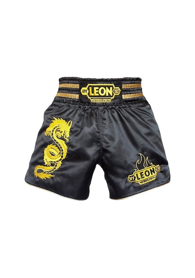 Kogam Leon Dragon Muay Thai Ve Kick Boks Şortu Siyah (455924679) Siyah