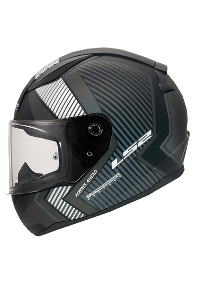Ls2 Rapıd 2 Extra Full Face Motosiklet Kaskı Mat Siyah - Gri