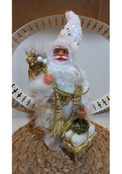 Noel Baba Beyaz 36 Cm