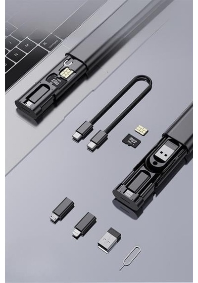 Cep Tipi 60w Bas Aç Type-c, İphone Şarj, Micro Usb Hızlı Şarj Data Kablo Seti