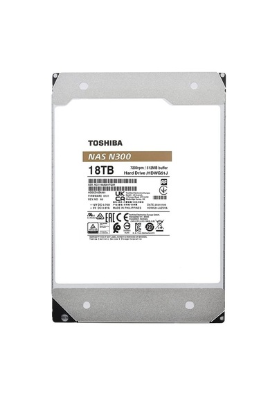 Toshiba 18tb N300 Mn11aca18ts 7200 Rpm 512mb Sata-3 Nas Diski