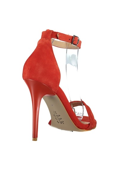 Fox Shoes Turuncu Kadın Topuklu Ayakkabı B922112602