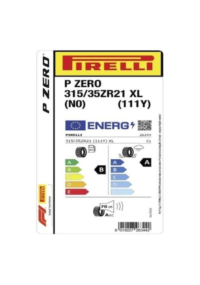 Pirelli 315/35Z R21 111Y XL P Zero N0 Yaz Lastiği 2025