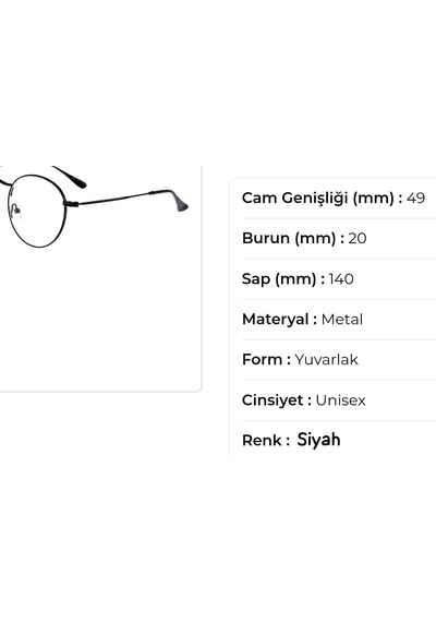 Tudor Tu3447 C01 49ekt Unisex Mavi Işık Koruma Gözlüğü