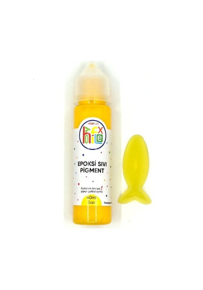 Sıvı Pigment Boya Transparan 60 Ml Sarı