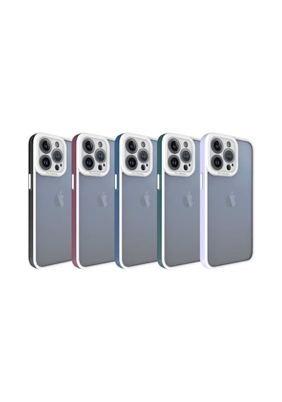 Apple Uyumlu iPhone 13 Pro Uyumlu Tchs Mima Kılıf-lacivert Lacivert -