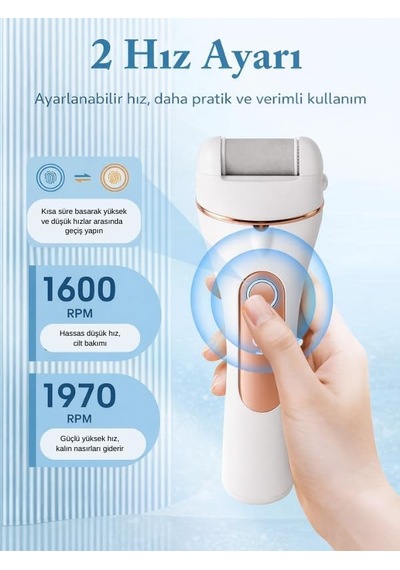 Ms-5680 Usb Şarjlı Topuk Törpüsü