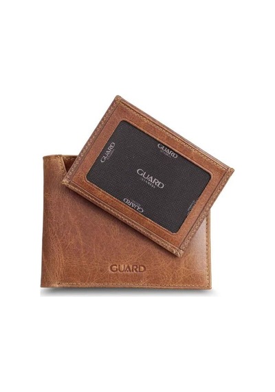Guard Antik Taba Hakiki Deri Çıkarılabilir Gizli Kartlıklı Yatay Erkek Cüzdan // Grd260225wt1582 Diğer