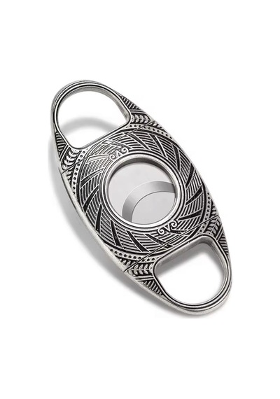 Gümüş Metal İşlemeli Puro Makası Kesici 62570257