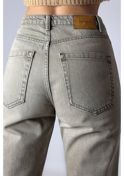 Lacarino 7609 Mom Fıt Kadın Jean Pantolon Od Antrasit Lacarino 7609 Mom Fıt Kadın Jean Pantolon Od Antrasit