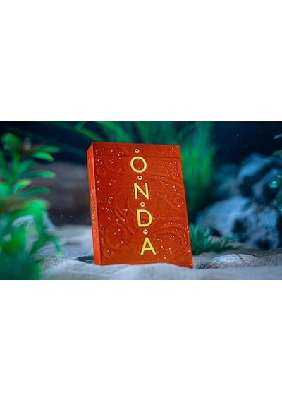 Onda V2 By Jocu Oyun İskambil Kartı - Kırmızı Coral