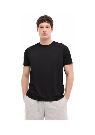 Kinetix Mb Ptk 11bs106 6fx Siyah Erkek Kısa Kol T-shirt Siyah