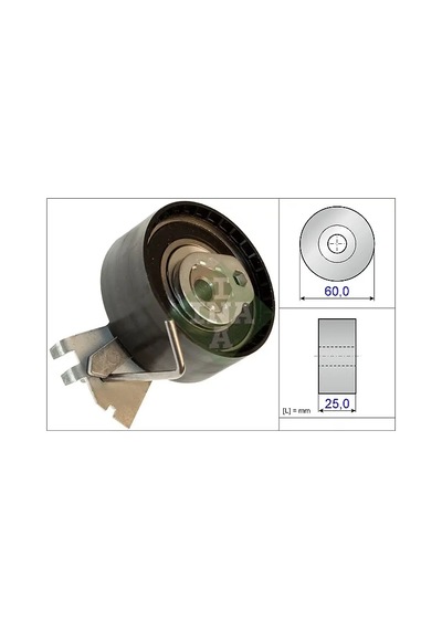 V Kayış Gergi Rulmanı - Fiat Fiorino, Qubo - Sch-ina-531057210