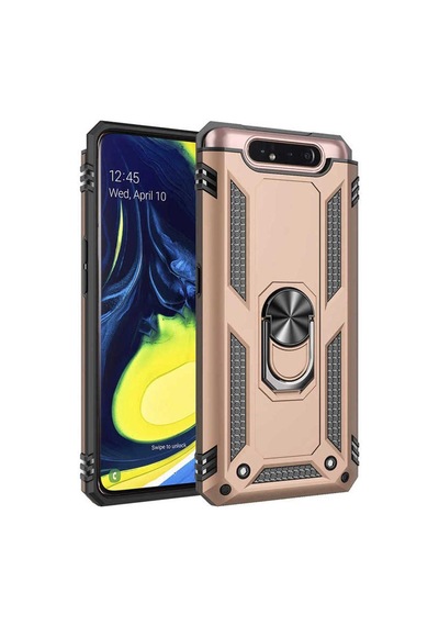 Samsung Uyumlu Galaxy A80 Kılıf Zore Vega Kapak Gold