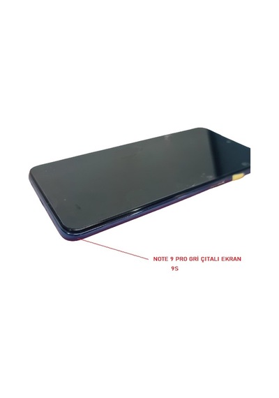 Xiaomi Redmi Note 9s Lcd Ekran Dokunmatik Çıtalı Gri