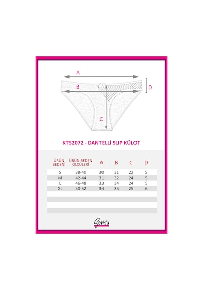 Sensu Kadın Pamuklu Dantel Detaylı 5'li Slip Külot - Kts2072 Karışık Sensu Kadın Pamuklu Dantel Detaylı 5'li Slip Külot - Kts2072 Karışık