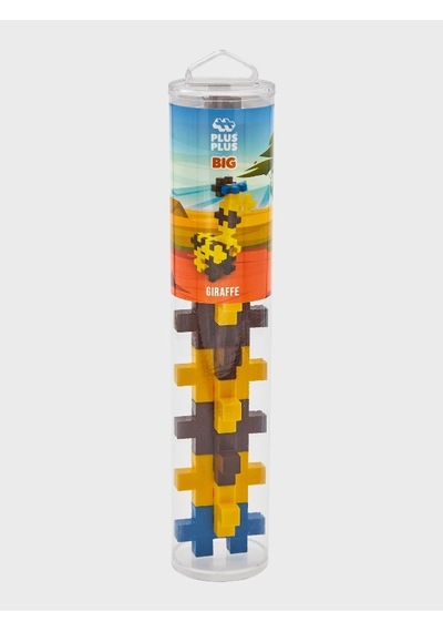 Plus - Plus Minecraft Temalı Silindir Kutuda Big Giraffe - Büyük Zürafa Lego Yapı Oyuncağı