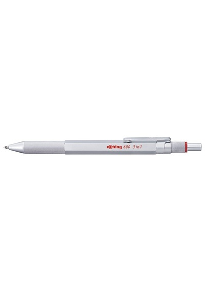 Rotring 600 Multipen Üç Fonksiyonlu Kalem Krom 2164109
