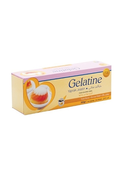 Yaprak Jelatin Sığır Jelatini 500 G Diğer