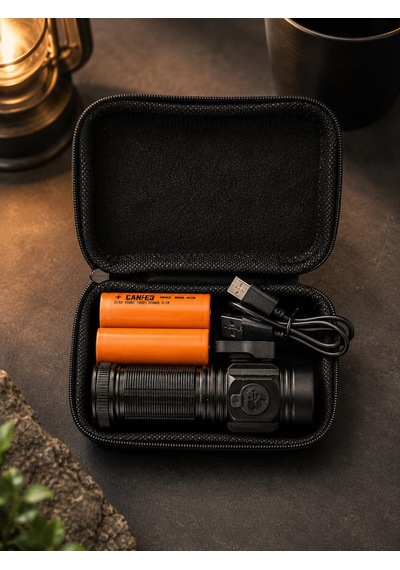 Busstier 10000 Lümen Mıknatıslı Mini El Feneri 15w Güçlü Led Şarj