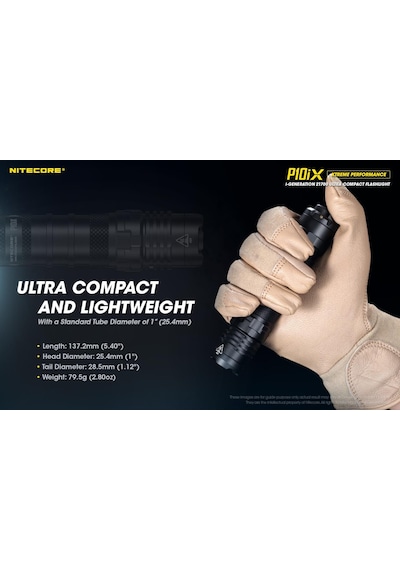 Nitecore P10ix 4000 Lümen El Feneri Siyah