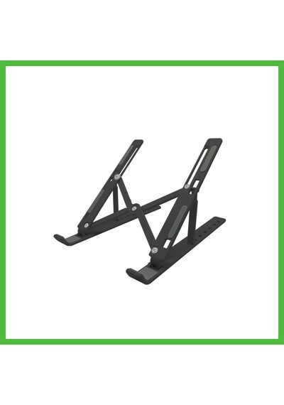 Vaveni 7 Kademeli Ayarlı Katlanabilir Laptop Tablet Standı Siyah Arz
