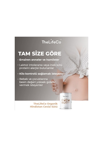 The LifeCo Organik Hindistan Cevizi Sütü 400 ML