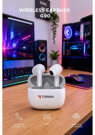 Torima G90 Bluetooth 5.0 Kulaklık Kulak İçi Kulaklık