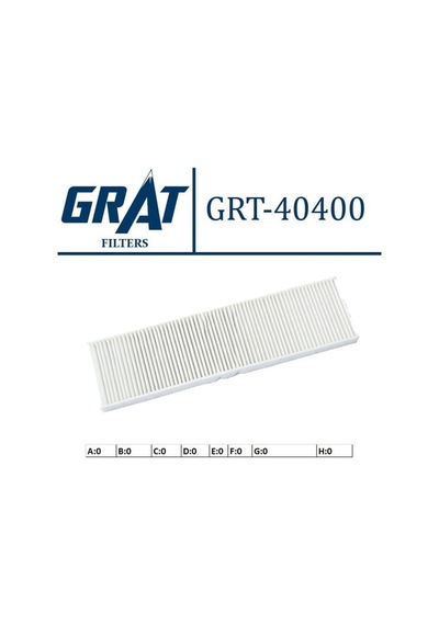 GRAT 40400 Polen Filtresi Clubman R55 07- Cooper R56 06- Countryman R60 10-