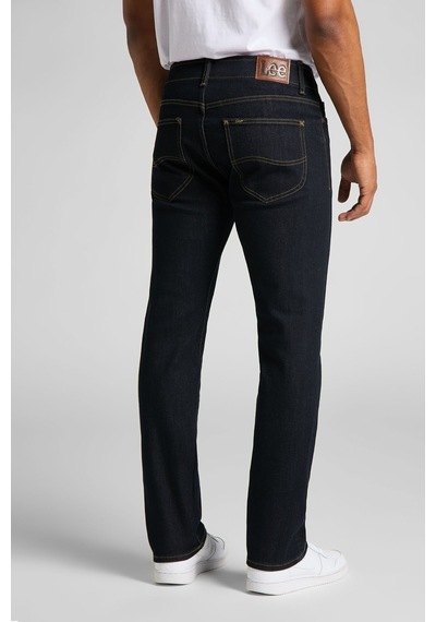 Lee Slim Fit Dar Kesim Normal Bel Extreme Motion Erkek Siyah Jean Denim Kot Pantolon L72ASO36 Koyu Mavi