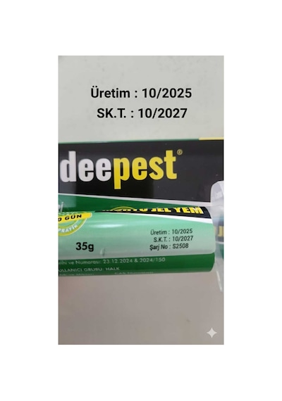 Karınca Ve Hamam Böceği Öldürücü Jel Yem 35 Gr X 2 Adet Skt : Ekim 2027