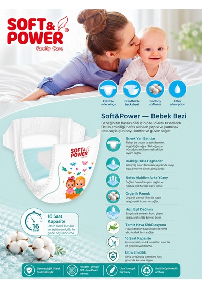Bebek Bezi No:1 Yeni Doğan 2-5 Kg 40'lı 1 Numara