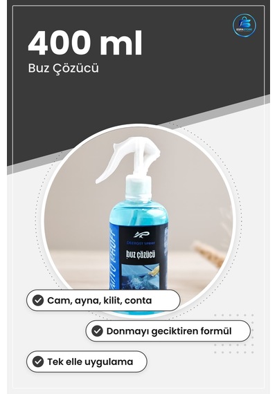 Buz Çözücü Sprey 400 Ml Buzlanma Önleyici Ön Cam Ayna Kapı Kilidi Çok Renkli