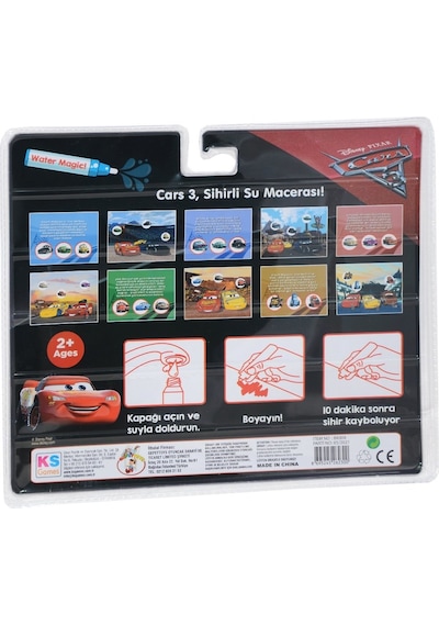 Bk004 Gepettoys. Cars Sihirli Boyama Kitabı