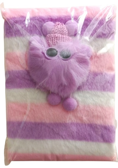 14x20 Cm Peluş Hatıra Defteri 80 Yaprak Çizgili-2