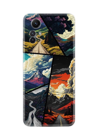 Xiaomi Redmi Note 12s Kılıf Boutique Baskılı Resimli Manzaralar Pcode -089