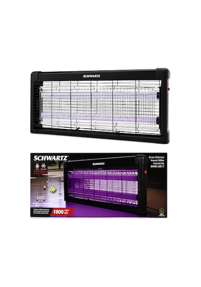 Sinek Öldürücü Cız Cihazı Makine 2pcs Led Floresan 100m2 Etkili 1800v 54x23.5cm Swık-9617 5570