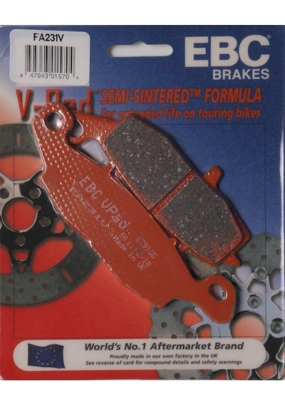 Ebc Fa231v 2007-2021 Kawasaki Vn 900 Custom Special Uyumlu Arka Fren Balatası Yarı Sinterli Balata