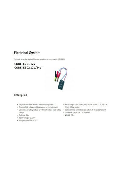 Leitenberger Elektronik Kod Koruyucu Protektör 12V-24V Iki Model / 430454170