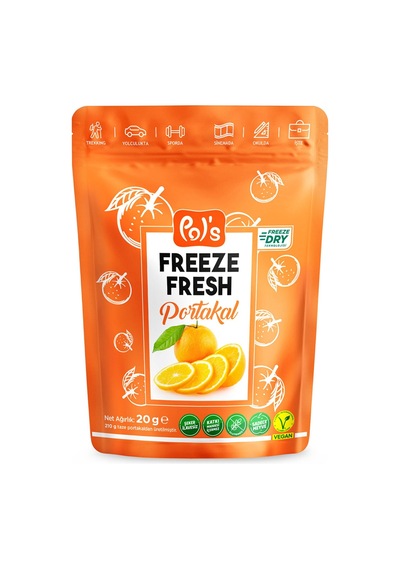 Pol's Freeze Fresh Dilim Portakal 20 G - 7 Adet Tarı