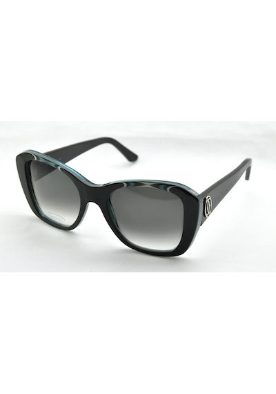 Cartier Emerald Gren Cat Eye Zümrüt Yeşil Siyah Gri Kedi Gözü Kadın Güneş Gözlüğü T8200936 Çok Renkli